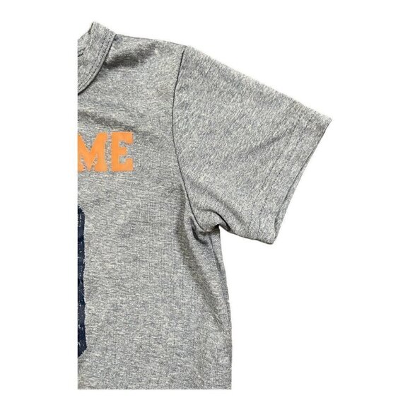 PLACE Sports graphic design “Awesome 9” light gray polyester T-Shirt 18-24 Mo - Picture 4 of 10